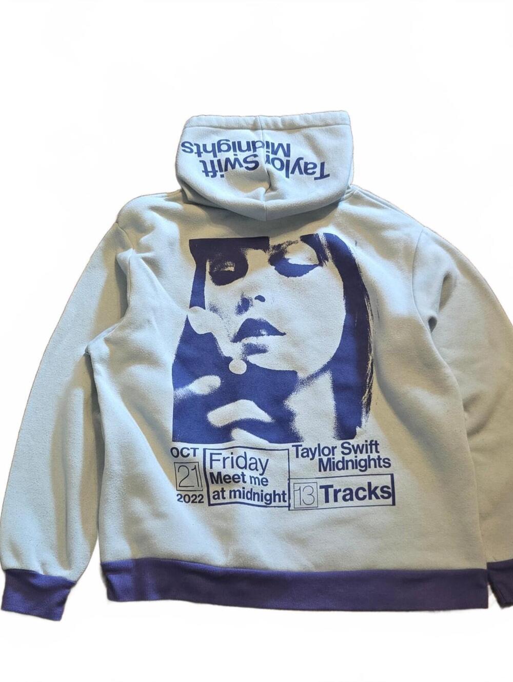 Taylor Swift 2022 Midnights Promo Hoodie Women's Medium Official Merchandise